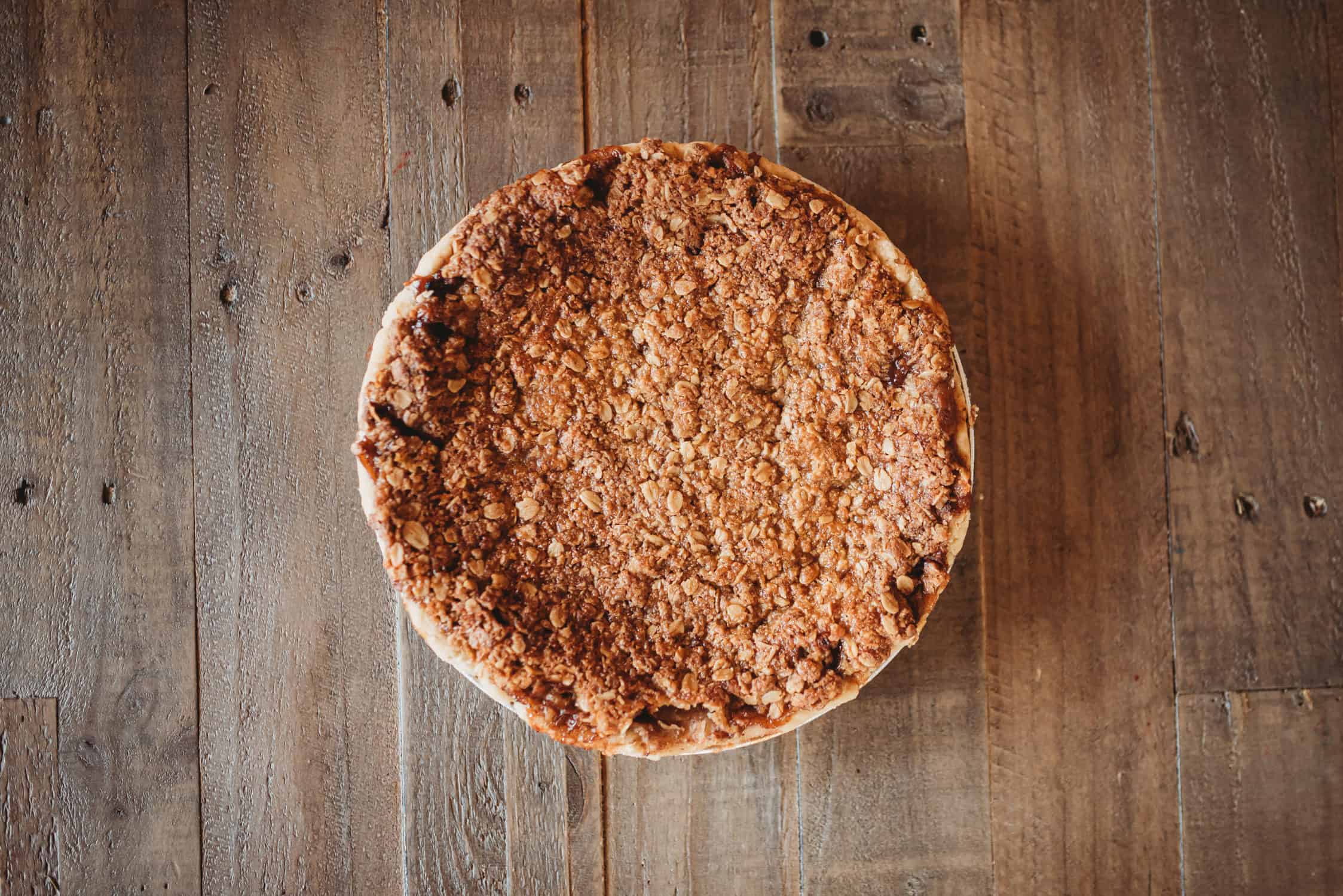 vegan gluten-free apple crumble recipe