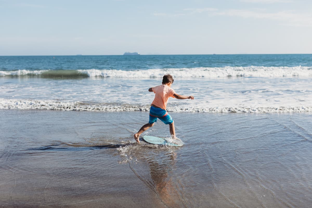 tips for learning to skimboard