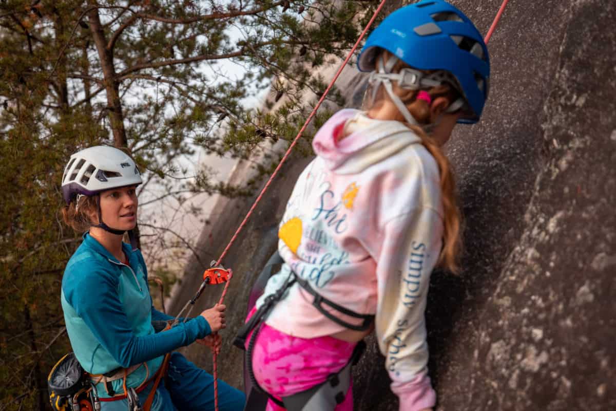how to go rock climbing with kids - free fun outdoor activity for the whole family