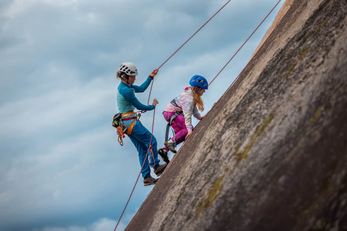 how to get started rock climbing with kids