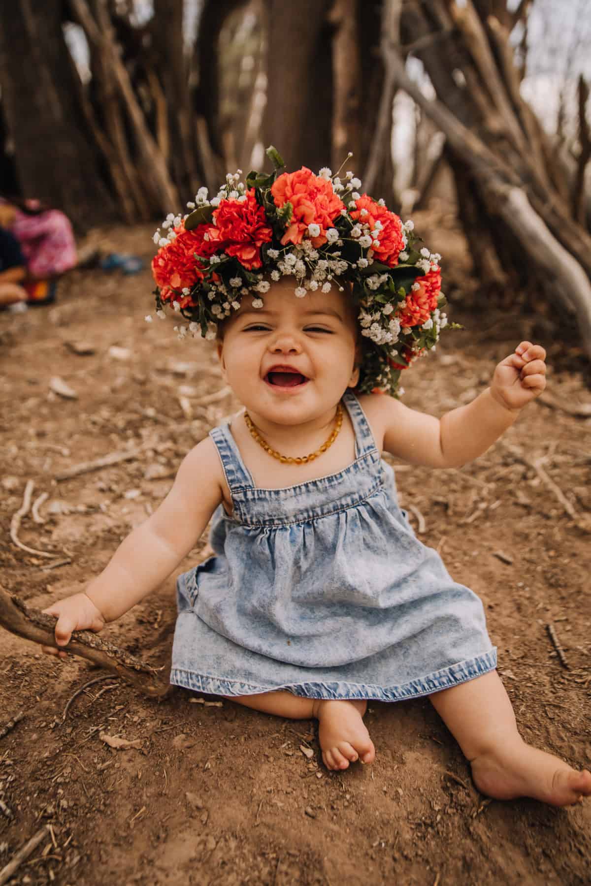 how to make diy flower crowns for kids
