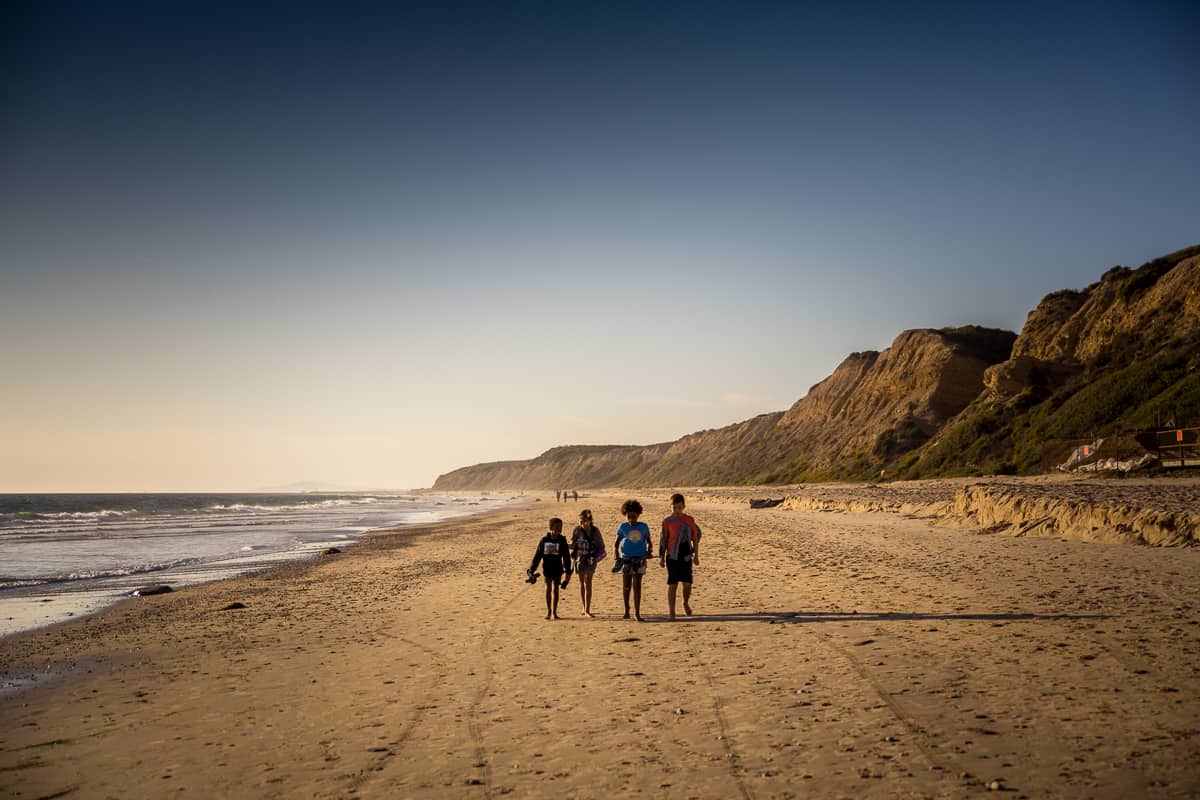 best family beaches in california - crystal cove state park