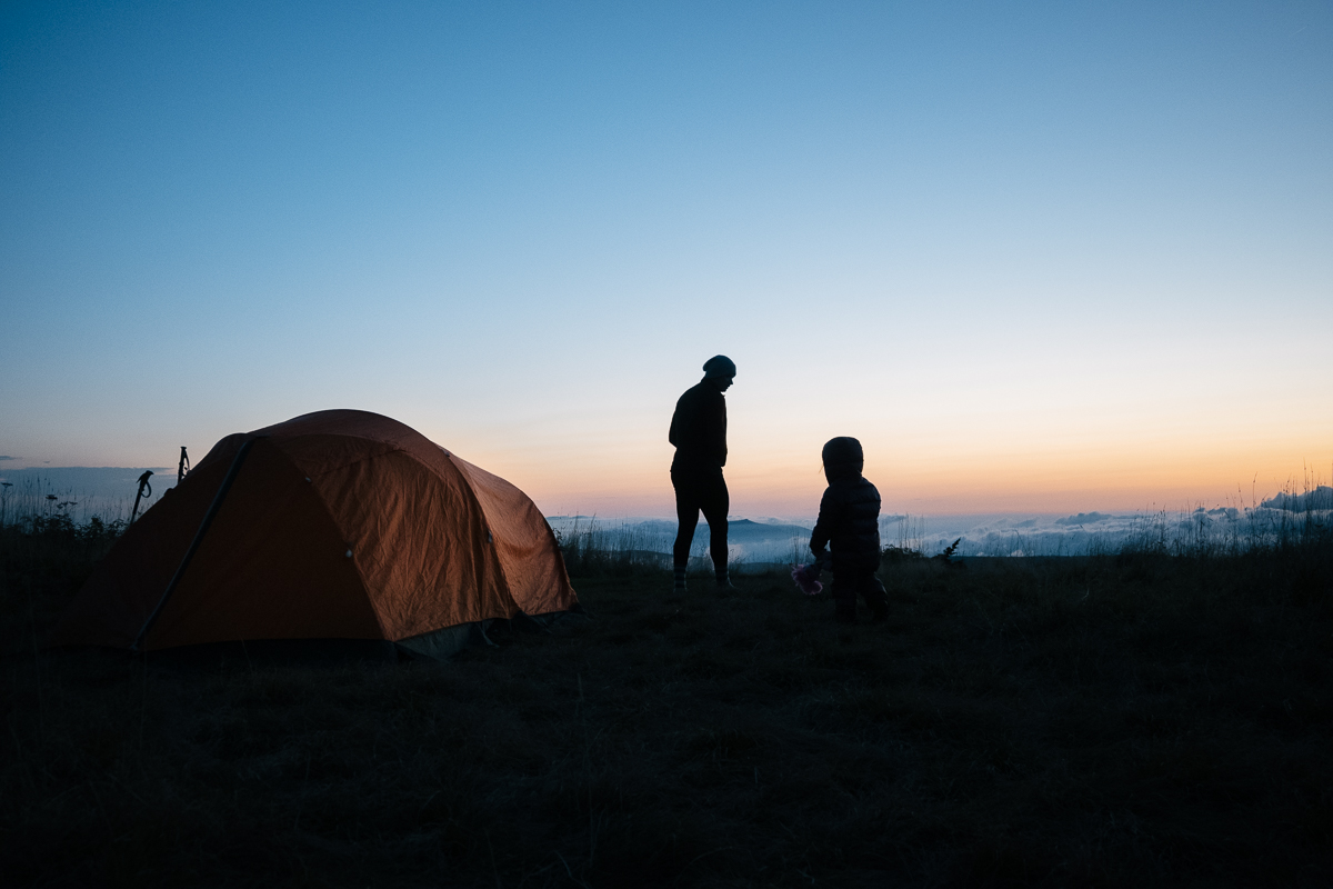 Backpacking with kids Roan Mountain