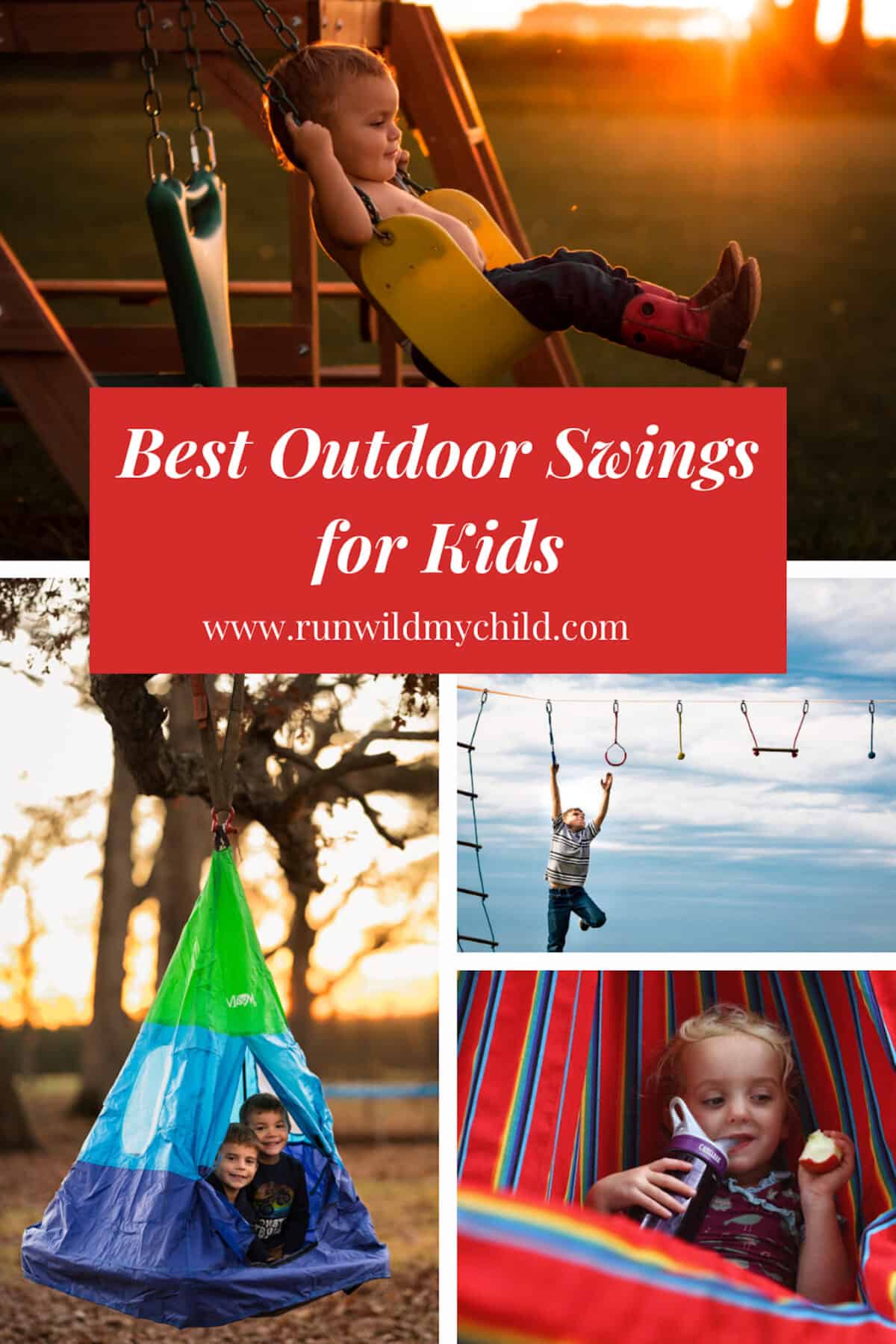 Best Outdoor Swings For Kids • RUN WILD MY CHILD