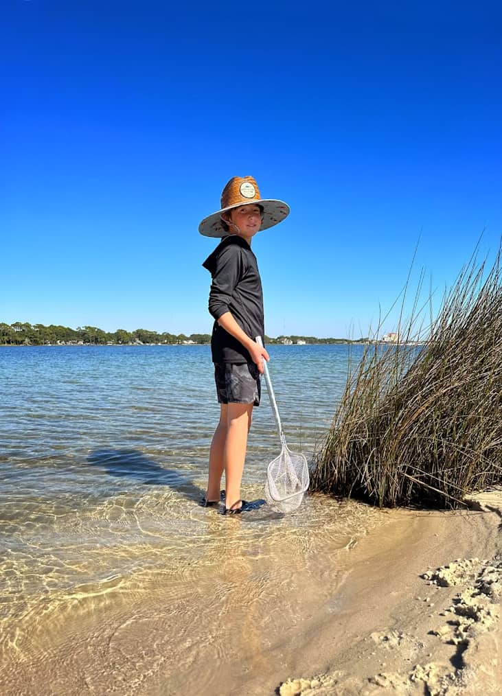 tidepooling on spectre island - destin florida