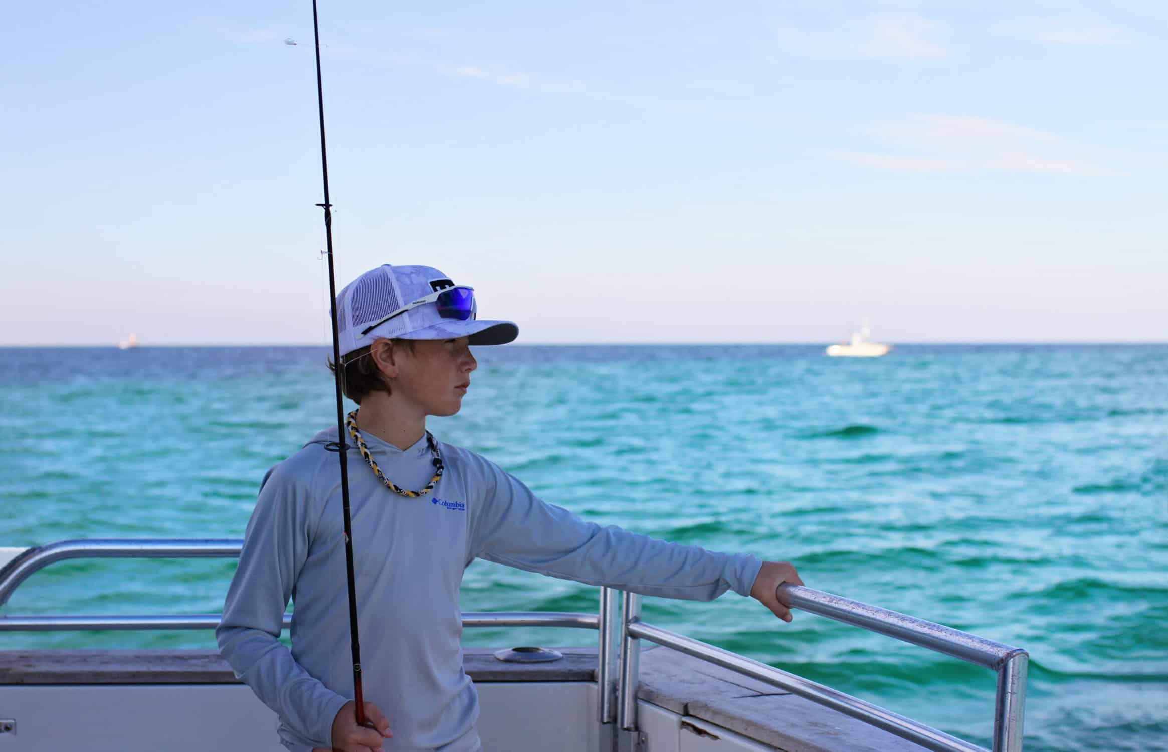 fishing with kids - destin florida - deep sea fishing - sea sick