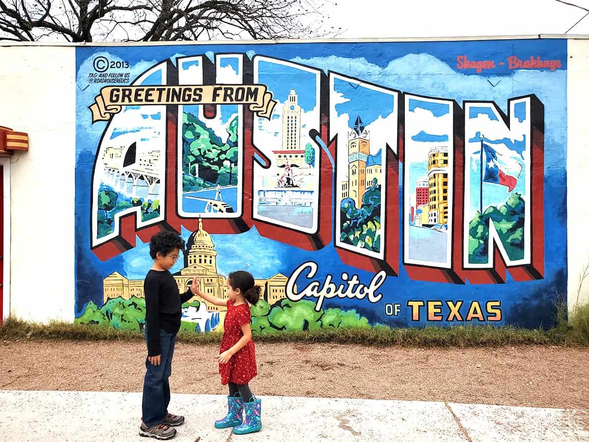 best murals in Austin Texas - exploring Austin with kids