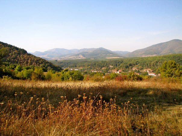 Bulgarian village near Sliven in the Stara Planina Mountains