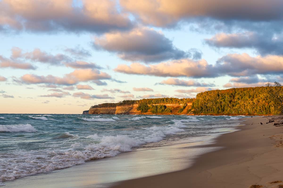 Pictured Rocks National Lakeshore with kids