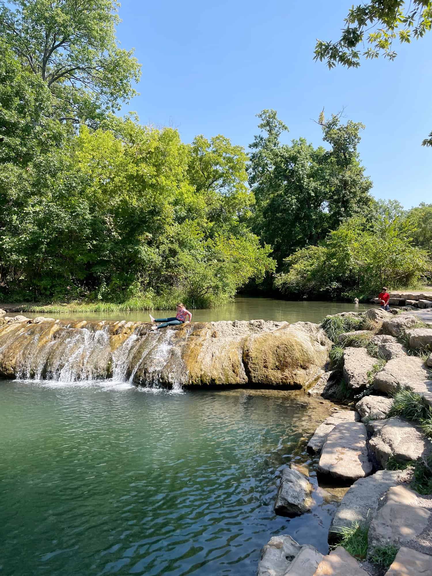 Chickasaw Recreation Area Little Niagara Falls Travertine Creek