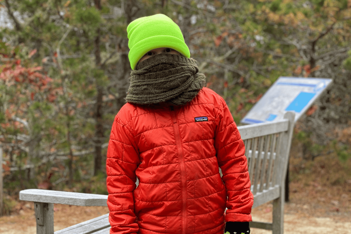 Bundle up for fall hiking.