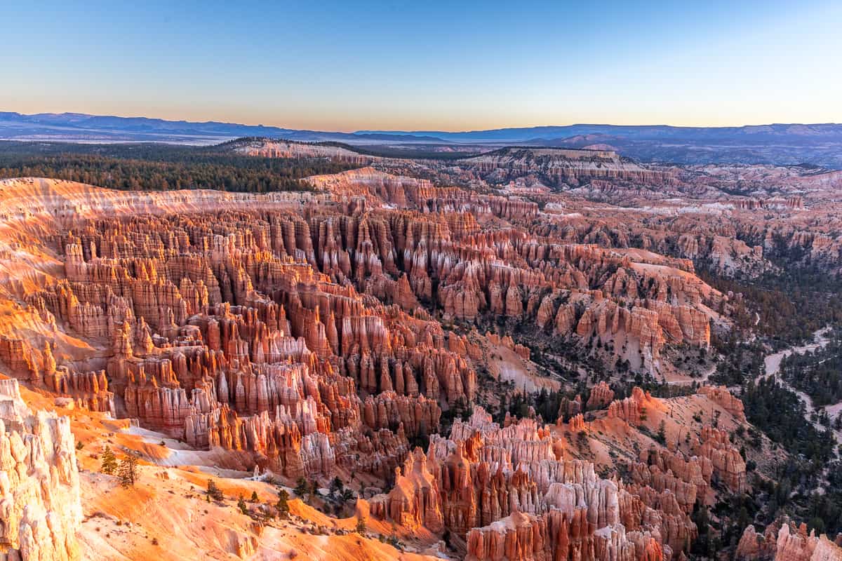 Bryce canyon inspiration point