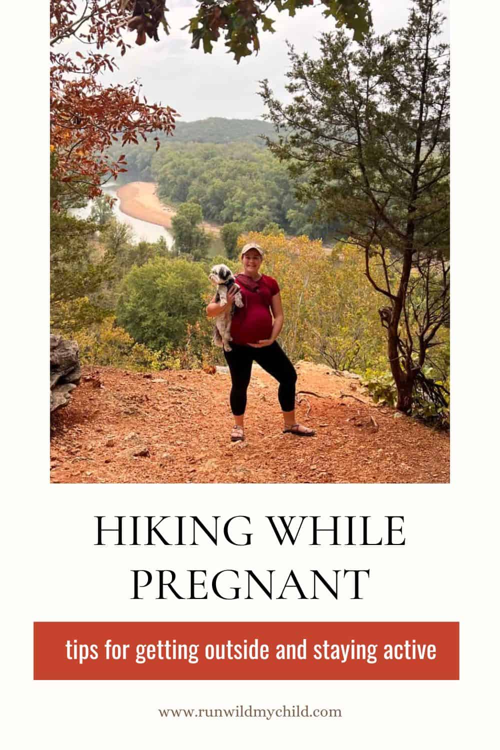 tips and advice for hiking and getting outside while pregnant
