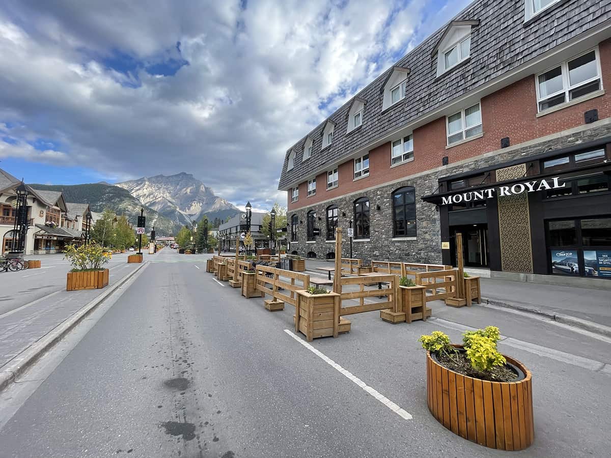 The Mount Royale hotel sits in the heart of Banff Avenue with epic views in every direction.