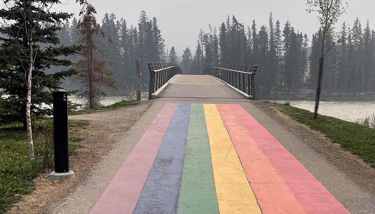 Rainbow Bridge in Banff