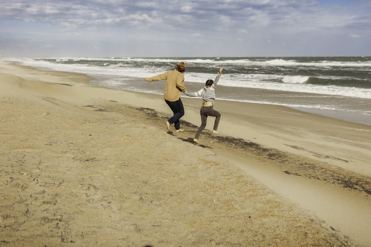 Outer Banks beaches with kids - exploring in the off season