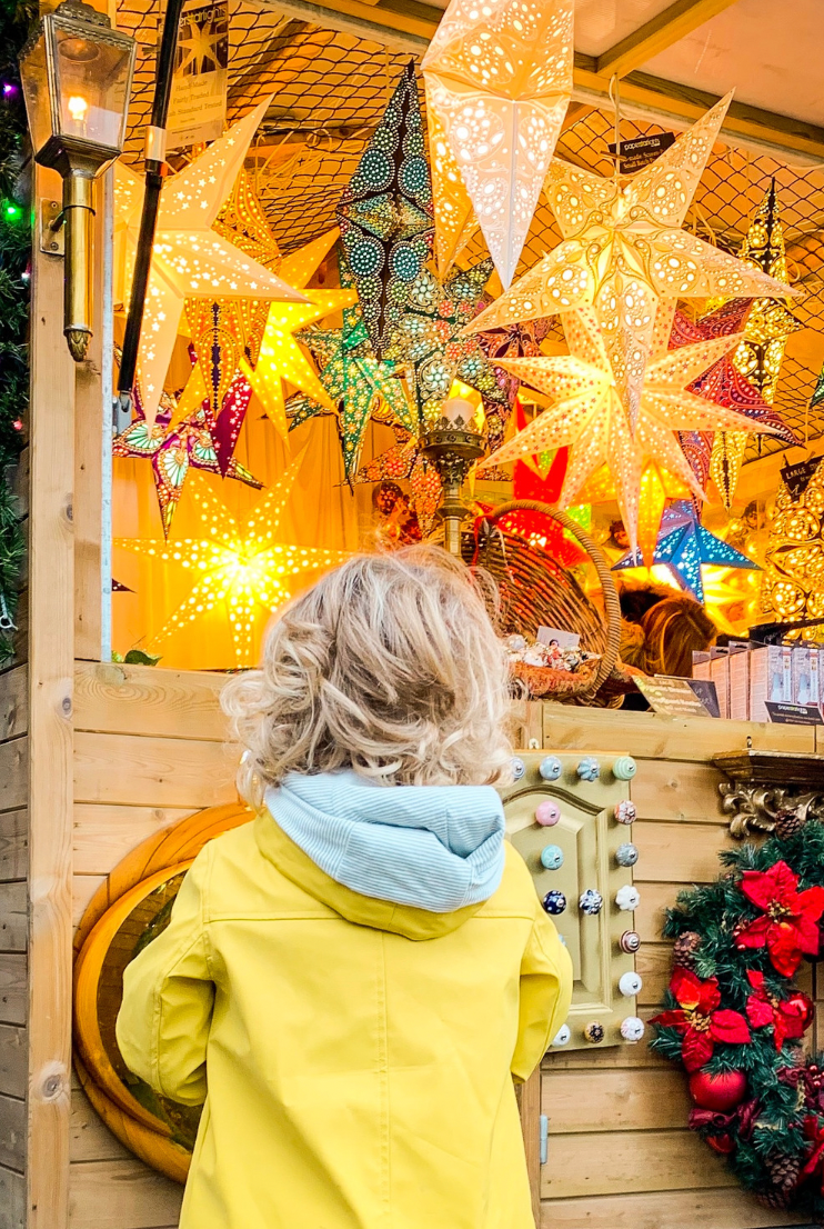 exploring the christmas markets with kids