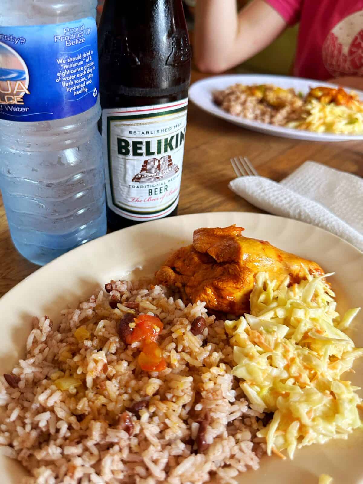 red beans and rice - food tour belize