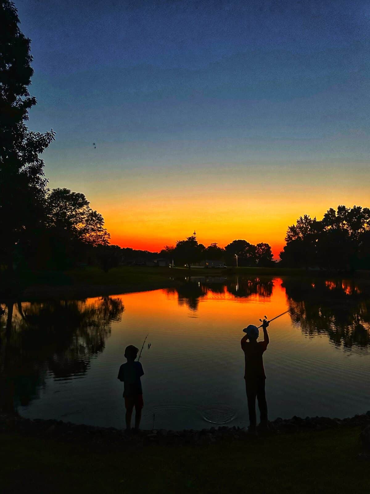 Exploring Southern Illinois with Kids - Lake Fishing