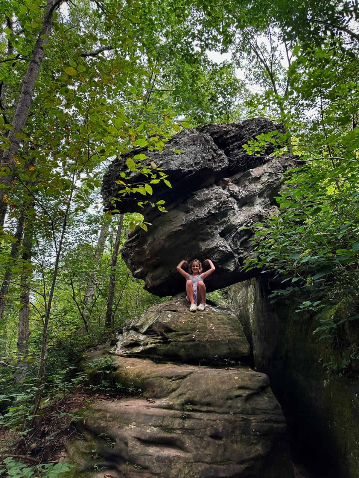 Giant City State Park - Illinois - Hiking with Kids - Nature Trail