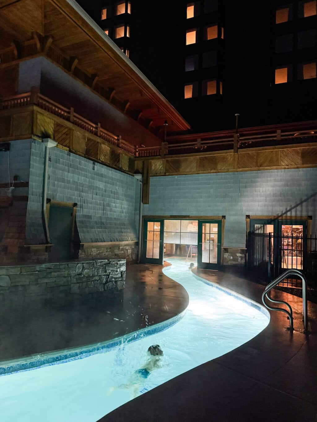 heated outdoor pool and hot tub at Hyatt Regency Lake Tahoe