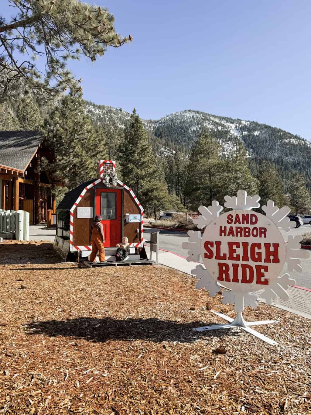 Sand Harbor Sleigh Rides - winter in Lake Tahoe with Kids