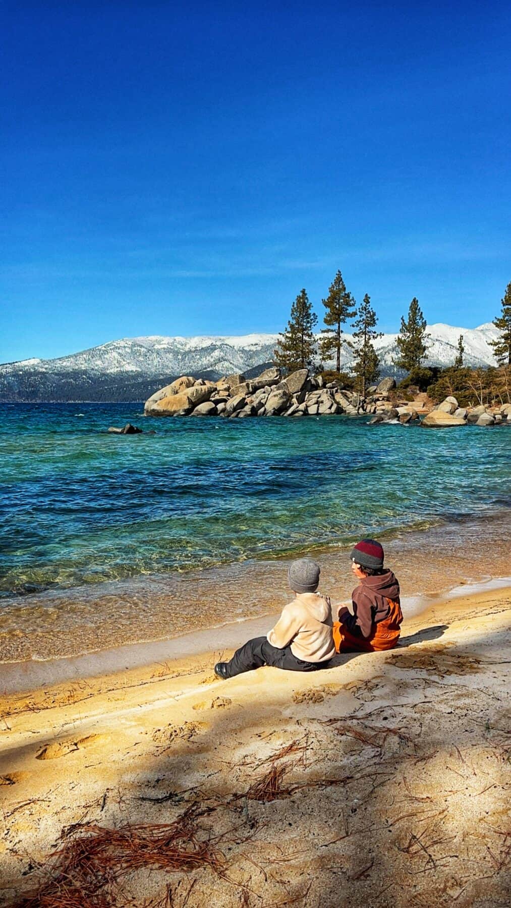 Sand Harbor State Park - winter - Lake Tahoe